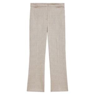 Theory Stratton St. Jean Plaid Cropped Trouser Pant